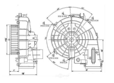 Global Parts Distributors LLC HVAC Blower Motor, BKNH-GBP-2311542