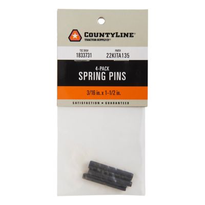 Image showing  3/16 in. x 1-1/2 in. Spring Pins, 4-Pack
