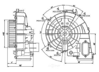 Global Parts Distributors LLC HVAC Blower Motor, BKNH-GBP-2311585