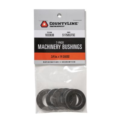 CountyLine 3/4 in. Diameter x 14 Gauge Machine Bushings, 7-Pack
