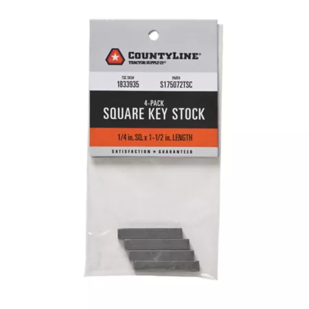 CountyLine 1/4 in x 1-1/2 in Square Wrenches 4-Pack Attachment Parts & Accessories