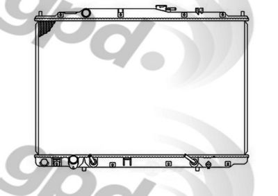 Global Parts Distributors LLC Radiator, BKNH-GBP-2740C