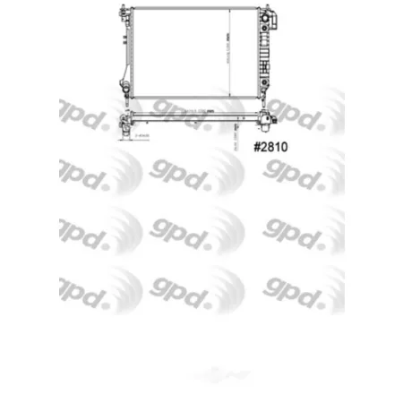 Global Parts Distributors LLC Radiator BKNH-GBP-2810C Engine Performance