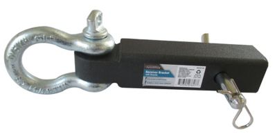 Riding Mower Tow Receiver with Reversible Shackle Hitch Combo Package!!!! 