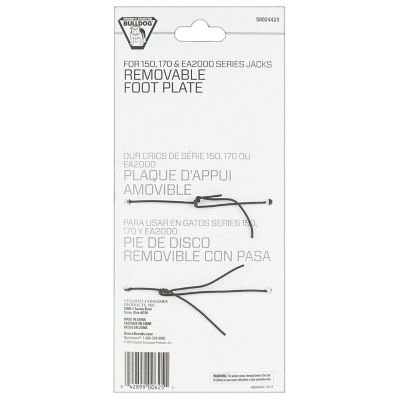 Image showing  Jack Base Plate Kit with 2 in. Inner Tube, 50024420