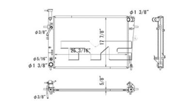 TYC Radiator Assembly, FQPX-TYC-2417 at Tractor Supply Co