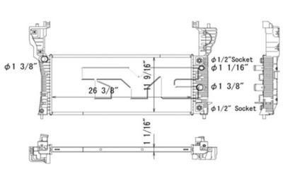TYC Radiator Assembly, FQPX-TYC-13356