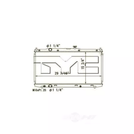 TYC radiator assembly FQPX-TYC-13418 Engine Performance