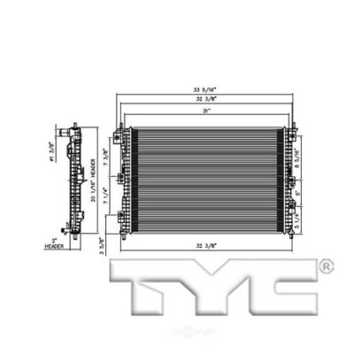 TYC Radiator Assembly, FQPX-TYC-13561