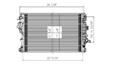 TYC Radiator, FQPX-TYC-13575