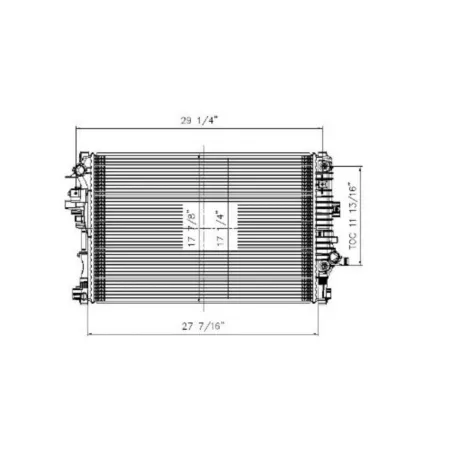 TYC radiator FQPX-TYC-13575 Engine Performance