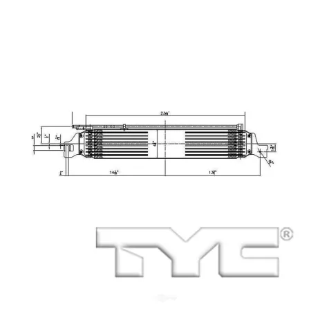 TYC Automatic Transmission Oil Cooler FQPX-TYC-19059 Engine Performance