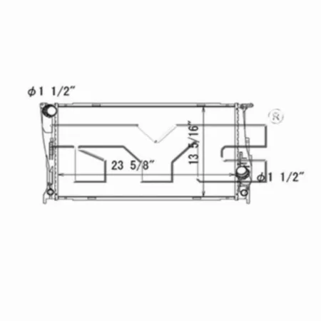 TYC radiator FQPX-TYC-2941 Engine Performance