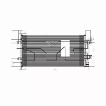 TYC air conditioning condenser FQPX-TYC-4097 Engine Performance