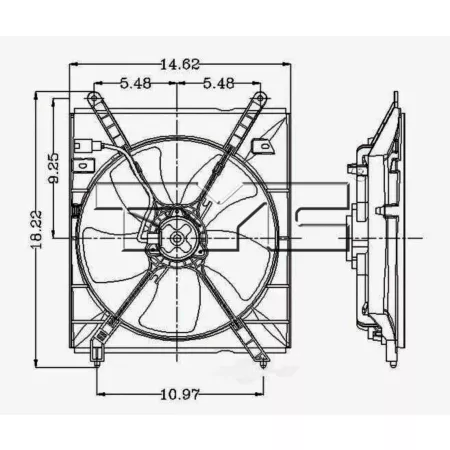 TYC Engine Cooling Fan Assembly FQPX-TYC-600110 Engine Performance