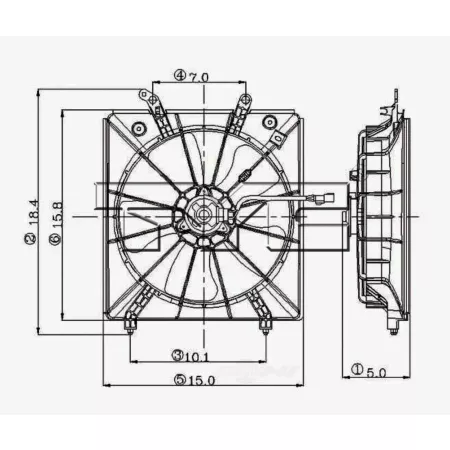 TYC Engine Cooling Fan Assembly FQPX-TYC-600710 Engine Performance