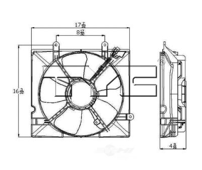 TYC Engine Cooling Fan, FQPX-TYC-600840 at Tractor Supply Co.