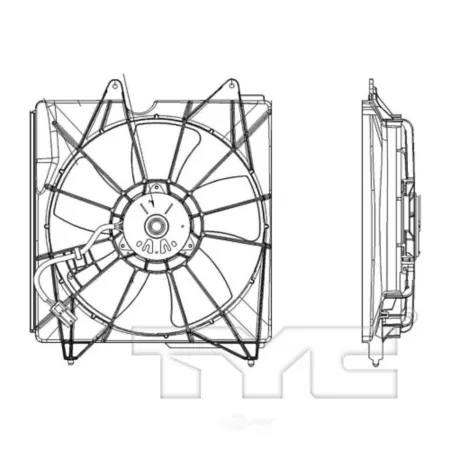 TYC Engine Cooling Fan Assembly FQPX-TYC-601190 Engine Performance