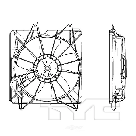 TYC Engine Cooling Fan Assembly, FQPX-TYC-601190