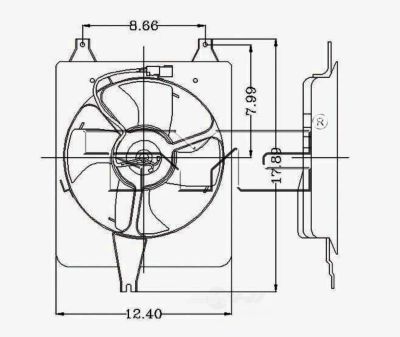 TYC Engine Cooling Fan Pulley, FQPX-TYC-610060