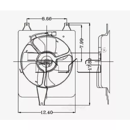 TYC Engine Cooling Fan Pulley FQPX-TYC-610060 Engine Performance