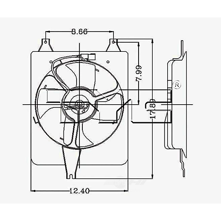 TYC Engine Cooling Fan Pulley, FQPX-TYC-610060