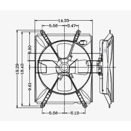 TYC Engine Cooling Fan Pulley FQPX-TYC-610090 Engine Performance