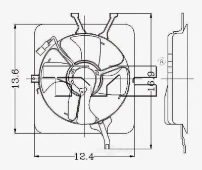 TYC Engine Cooling Fan Pulley, FQPX-TYC-610180