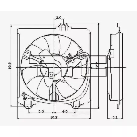 TYC Engine Cooling Fan Pulley FQPX-TYC-610460 Engine Performance