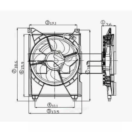 TYC Engine Cooling Fan Pulley FQPX-TYC-610700 Engine Performance