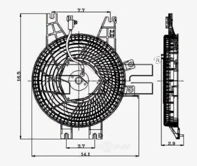 TYC Engine Cooling Fan Pulley, FQPX-TYC-610790