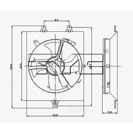 TYC Engine Cooling Fan Pulley FQPX-TYC-610800 Engine Performance