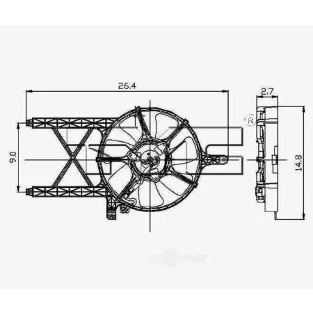 TYC Engine Cooling Fan Pulley FQPX-TYC-610960 Engine Performance