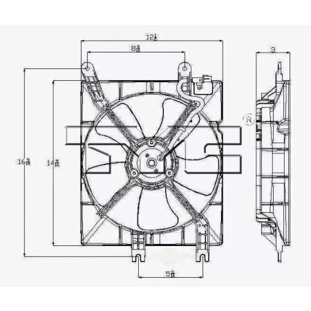 TYC Engine Cooling Fan Pulley FQPX-TYC-611050 Engine Performance