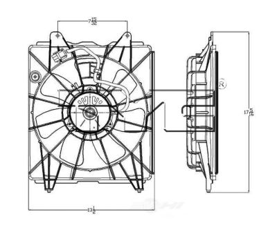 TYC Engine Cooling Fan Pulley, FQPX-TYC-611140