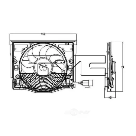 TYC Engine Cooling Fan Pulley FQPX-TYC-611190 Engine Performance