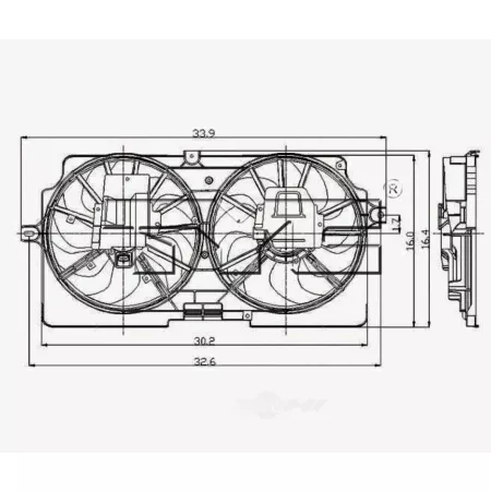 TYC Dual Radiator and Condenser Fan Combo FQPX-TYC-620410 Engine Performance