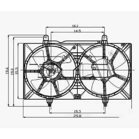 TYC Dual Radiator and Condenser Fan Combo FQPX-TYC-620420 Engine Performance