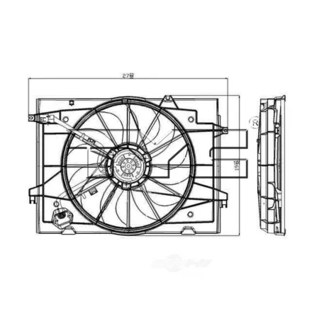 TYC Dual Radiator and Condenser Fan Combo FQPX-TYC-621030 Engine Performance