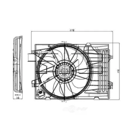 TYC Dual Radiator and Condenser Fan Combo FQPX-TYC-621050 Engine Performance