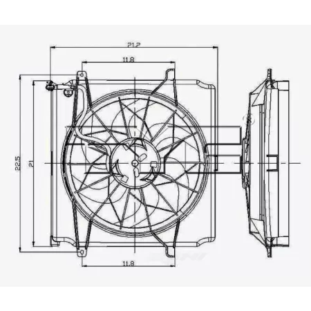 TYC Dual Condenser Radiator and Fan Assembly FQPX-TYC-621140 Engine Performance