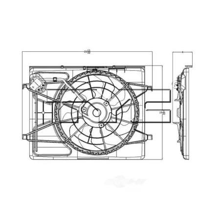 TYC Dual Condenser Radiator and Fan Assembly FQPX-TYC-621710 Engine Performance