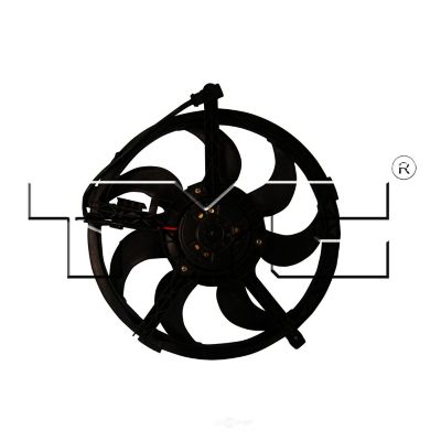 TYC Dual Radiator and Condenser Fan Assembly, FQPX-TYC-622490