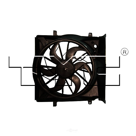 TYC Dual Radiator and Condenser Fan Assembly, FQPX-TYC-622690