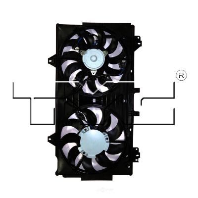 TYC Dual Radiator and Condenser Fan Assembly, FQPX-TYC-622970