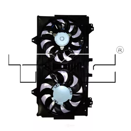 TYC Dual Radiator and Condenser Fan Assembly FQPX-TYC-622970 Engine Performance