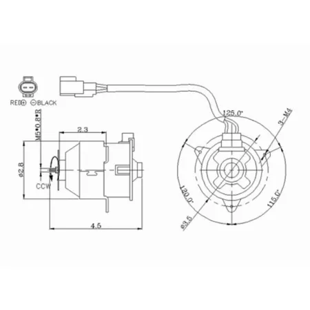 TYC Engine Cooling Fan Motor FQPX-TYC-630270 Engine Performance