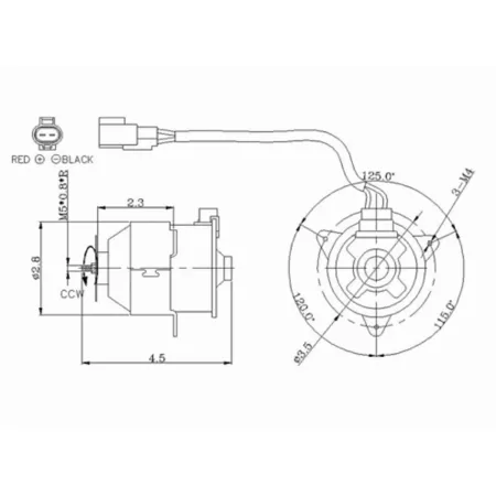 TYC Engine Cooling Fan Motor FQPX-TYC-630310 Engine Performance