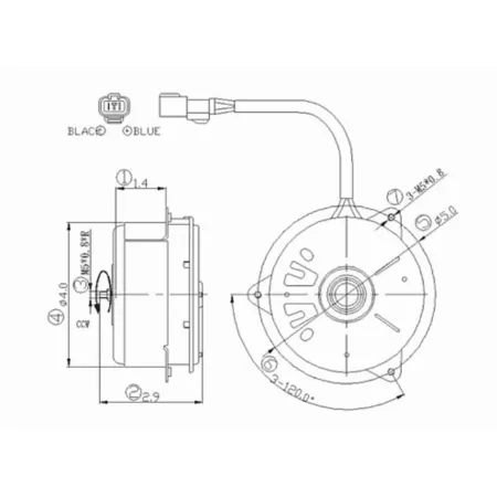 TYC Engine Cooling Fan Motor FQPX-TYC-631130 Engine Performance