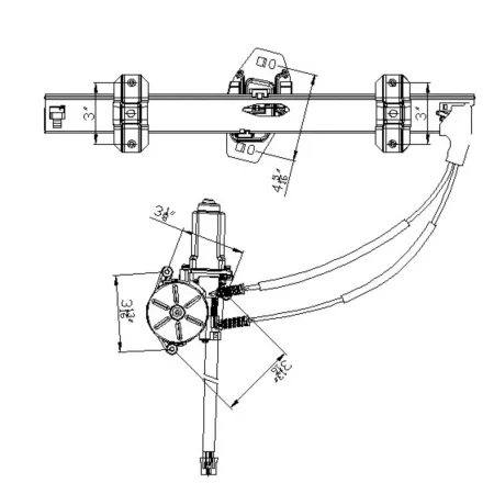 TYC Power Window Motor and Regulator Assembly FQPX-TYC-660060 Engine Performance